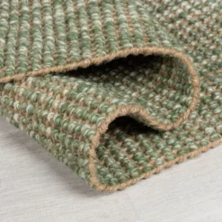 Jute Läufer - Motto Ombre Grün