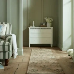 Jute Läufer - Amilio Floral Beige - 60x230cm