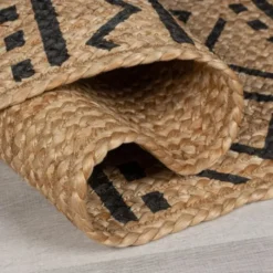 Jute Läufer - Lucio Geo Beige - 60x230cm