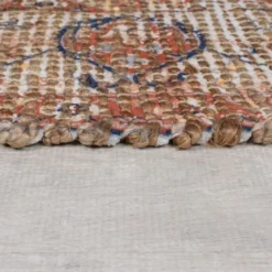 Jute Läufer - Mauro Vintage Braun Blau - 60x230cm