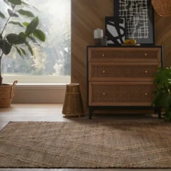 Jute Teppich - Deso Trey Braun