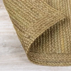 Jute Teppich - Fair Grün