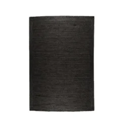 Jute Teppich - Fair Schwarz
