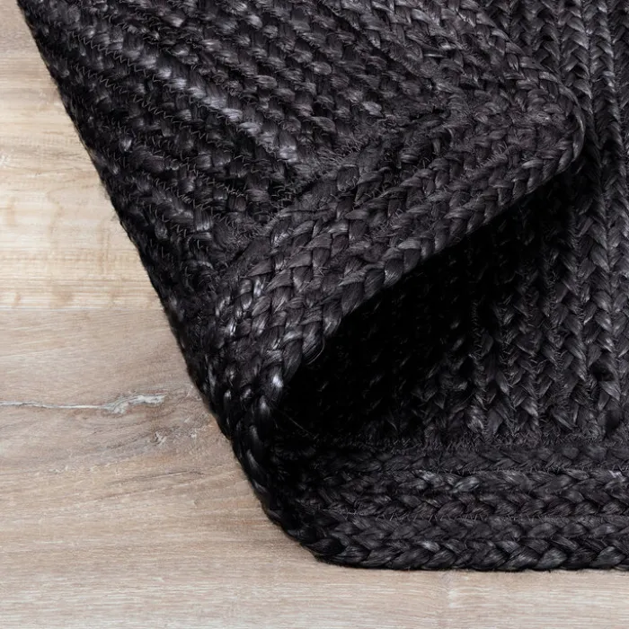 Jute Teppich - Fair Schwarz