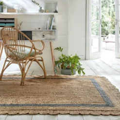Jute Teppich - Grazo Natur Grau