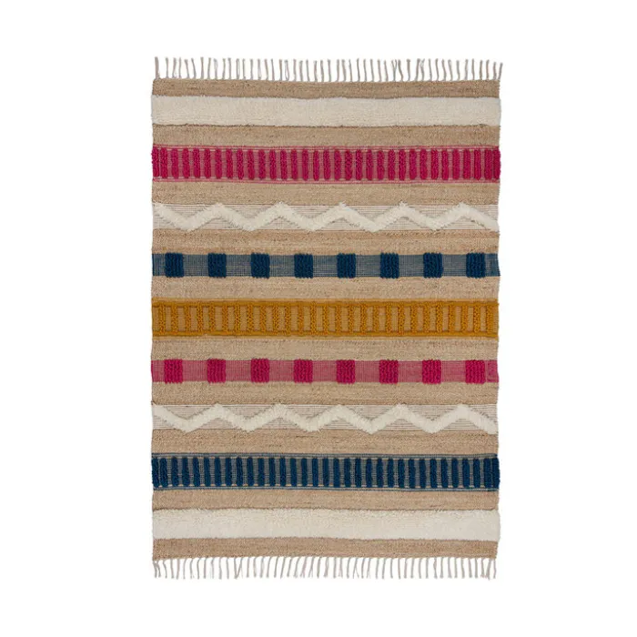 Jute Teppich - Jubio Medina Bunt