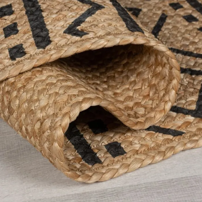 Jute Teppich - Lucio Geo Beige