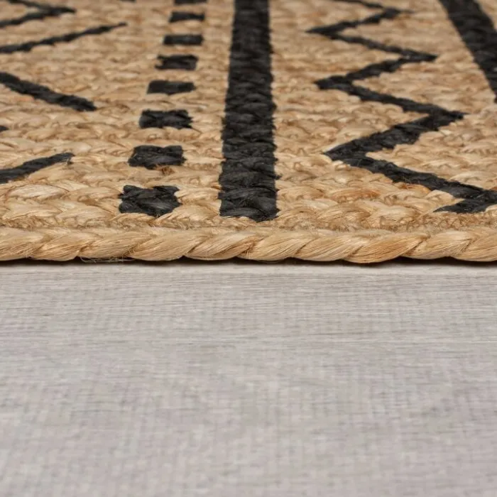 Jute Teppich - Lucio Geo Beige