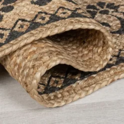 Jute Teppich - Marino Floral Beige