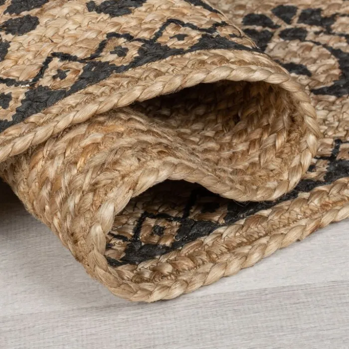 Jute Teppich - Marino Floral Beige