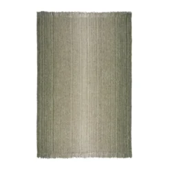 Jute Teppich- Motto Ombre Grün