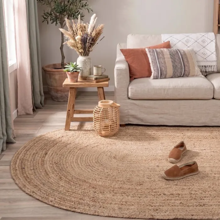 Jute Teppich Oval - Fair Natur