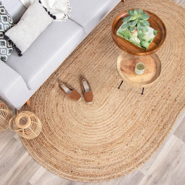 Jute Teppich Oval - Fair Natur