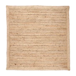 Jute Teppich Quadrat - Fair Natur