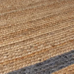 Jute Teppich Rund - Grazo Natur Grau - Ø 160cm