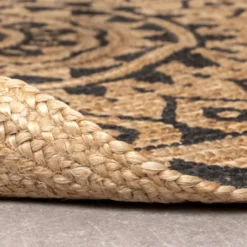 Jute Teppich Rund - Henna Ayda Natur