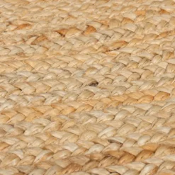 Jute Teppich Rund - Kahano Natur Grün - Ø 180cm