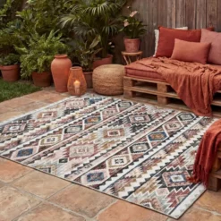 Kelim Outdoor Teppich - Lira Inca