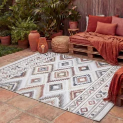 Kelim Outdoor Teppich - Lira Trellis