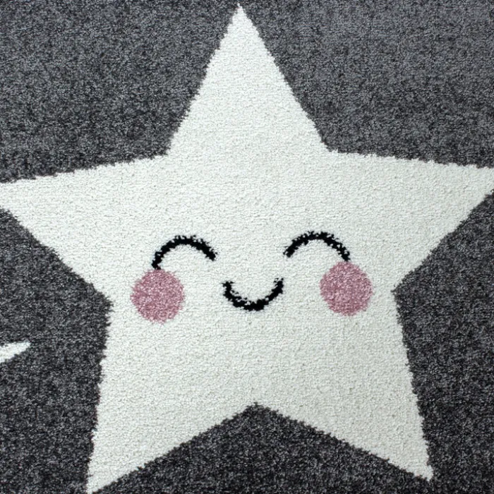 Kinderteppich - Anna Sterne Grau