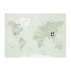 Kinderteppich - Globe Mint