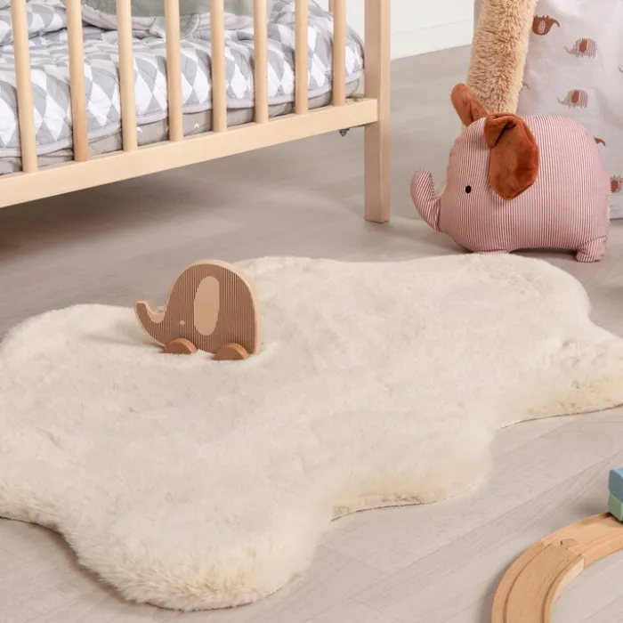 Kinderteppich - Huggy Schaf Creme - 55x80cm