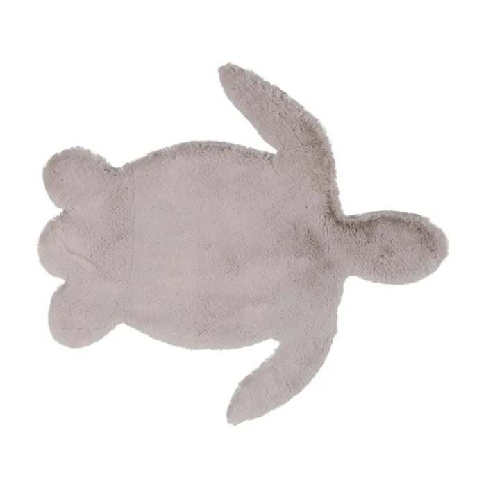 Kinderteppich - Huggy Schildkröte Grau - 80x90cm
