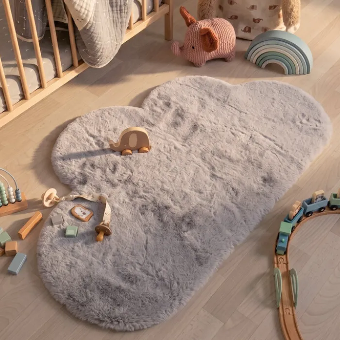 Kinderteppich - Huggy Wolke Grau - 70x115cm