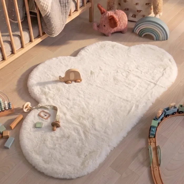 Kinderteppich - Huggy Wolke Weiß - 70x115cm