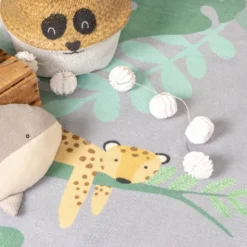 Kinderteppich - Jungle Giraffe Bunt