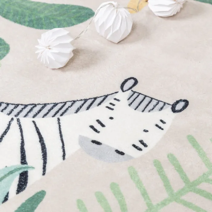 Kinderteppich - Jungle Giraffe Beige