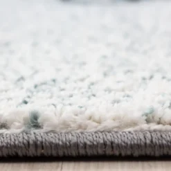 Kinderteppich Rund - Anna Elefant Blau