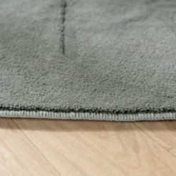 Kinderteppich Waschbar - Coco Blatt Dunkelgrün