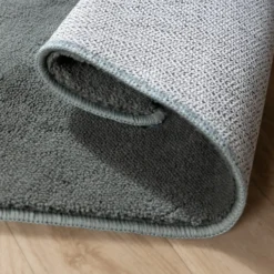 Kinderteppich Waschbar - Coco Blatt Dunkelgrün