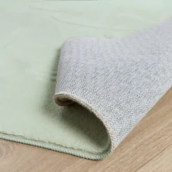 Kinderteppich Waschbar - Coco Blatt Grün
