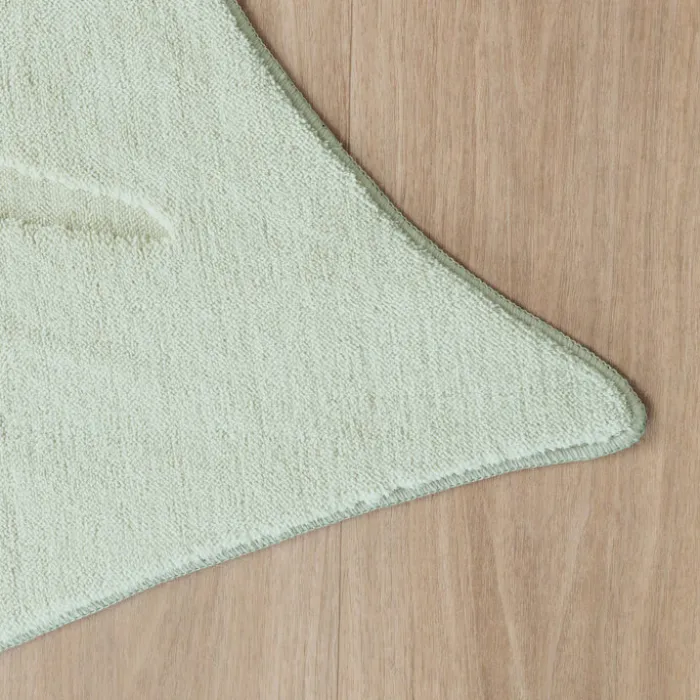 Kinderteppich Waschbar - Coco Blatt Grün