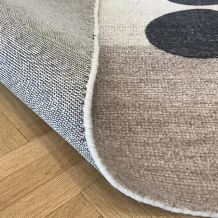 Kinderzimmer Teppich - Balou Panda Schwarz/Weiß