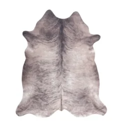 Kuhfell - Bovine Grau Braun - 155x190cm