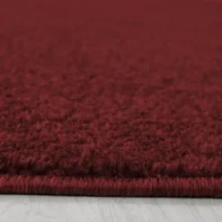 Kurzflor Teppich - Asa Rot
