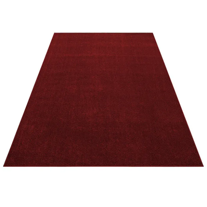 Kurzflor Teppich - Asa Rot