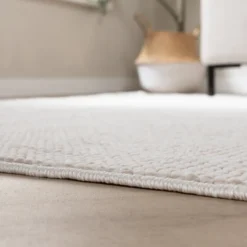Kurzflor Teppich - Lykke Creme
