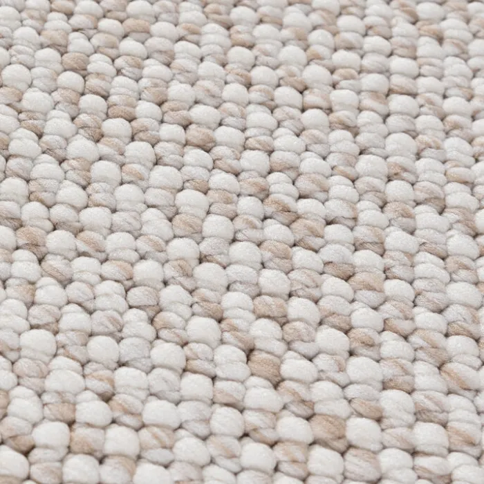 Kurzflor Teppich - Lykke Creme