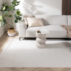 Kurzflor Teppich - Lykke Creme