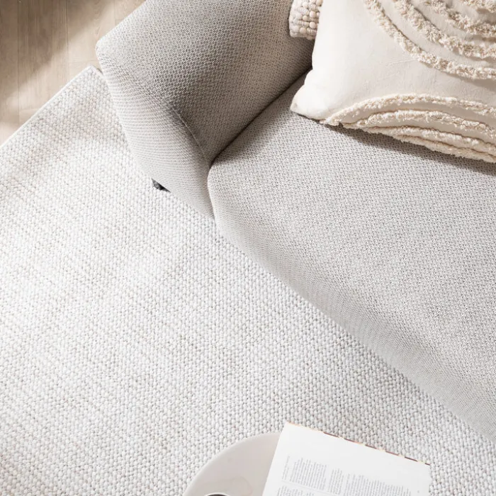 Kurzflor Teppich - Lykke Creme