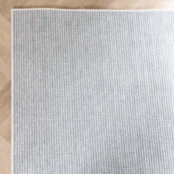 Kurzflor Teppich - Lykke Hellblau