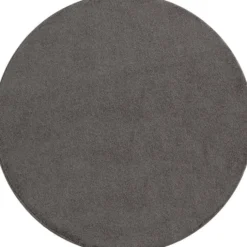 Kurzflor Teppich Rund - Asa Mocca