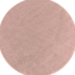 Kurzflor Teppich Rund - Asa Rosa