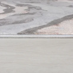 Marmor Teppich - Erio Marbled Grau Rosa