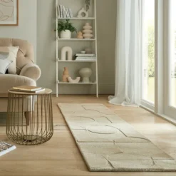 Moderner Läufer - Mozo Gigi Beige Creme - 60x230cm