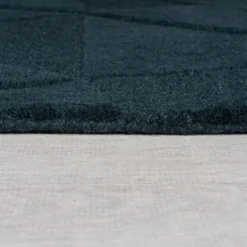 Moderner Teppich - Mozo Shard Petrol Blau